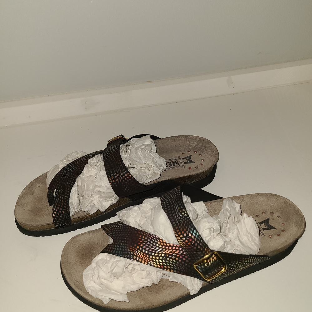 NWOT Mephisto Women's Multicolor Helen Sandals Size 40 EU Women 9/9.5 USA - Picture 2 of 11